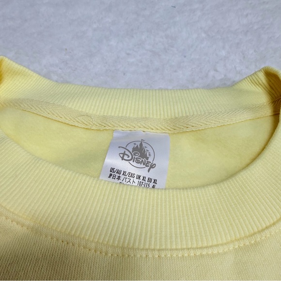 WDW Walt Disney world Yellow Mickey Mouse Crewneck pullover sweatshirt new - Picture 6 of 9